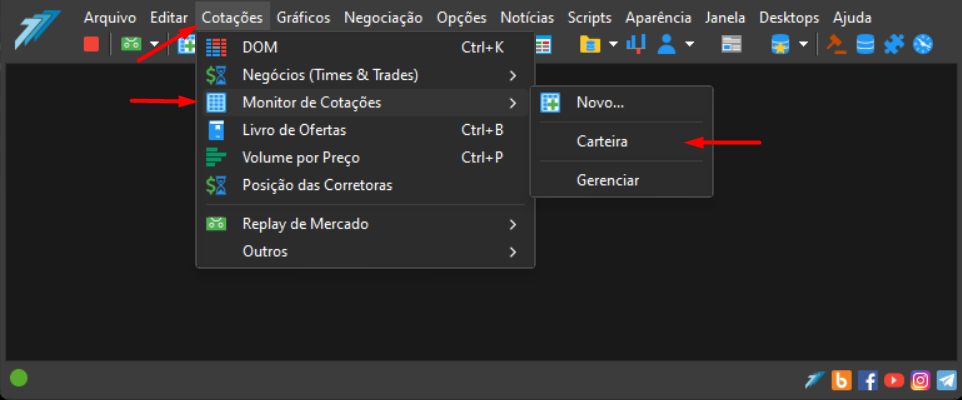 acessando o monitor de cotacoes.png
