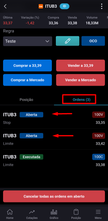 exibindo posicao e ordens oco no tradepad no trydmobi.png