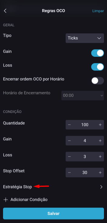 selecionando uma regra stop na regra oco trydmobi.png
