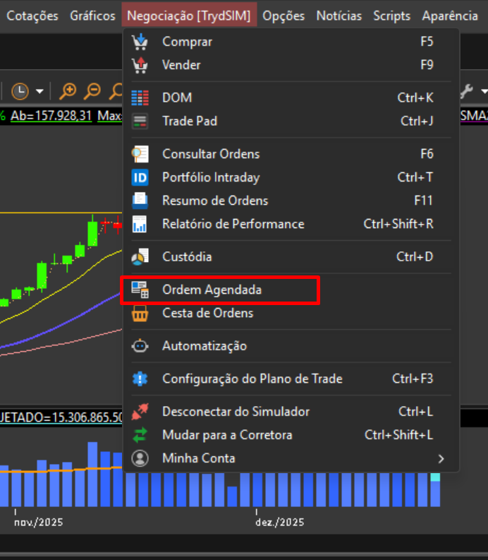 menu negociação e depois acesse a opção ordem agendada.png